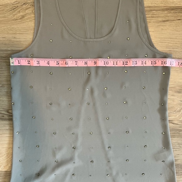 Express Gray Split Back Tank with Rhinestones - Size XS - Picture 5 of 6